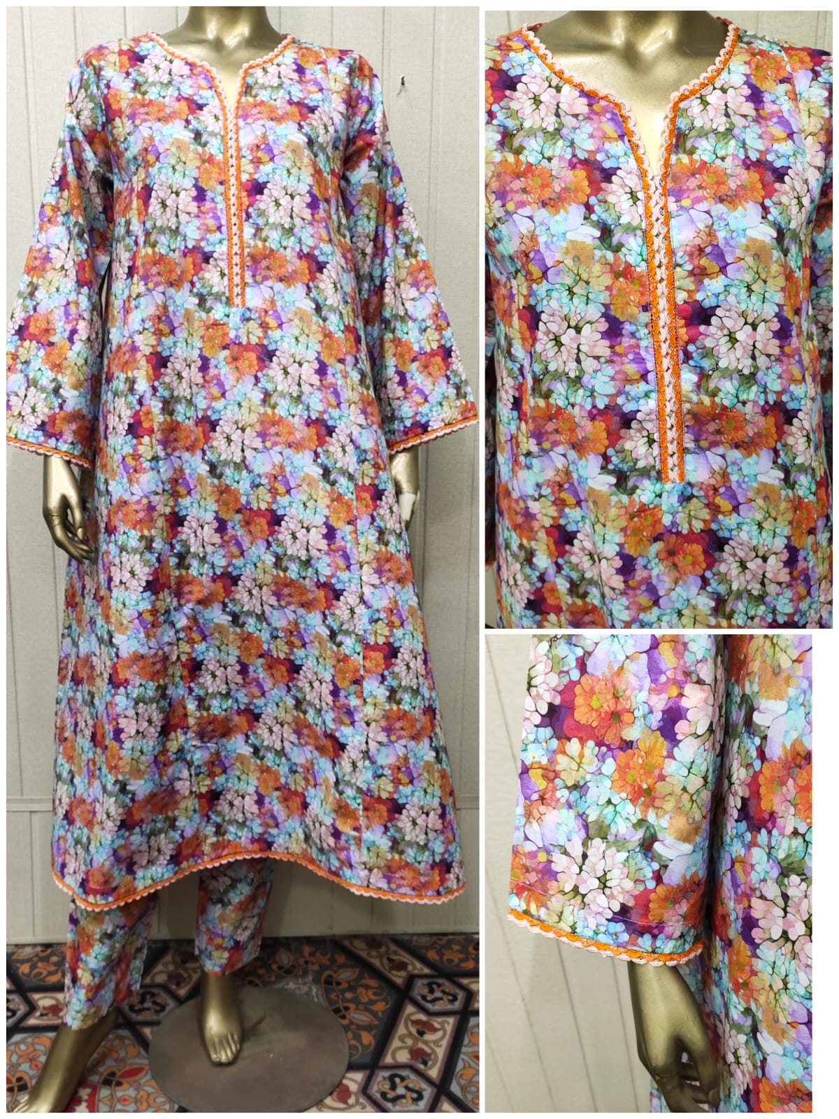 BS Printed Frock-2PC